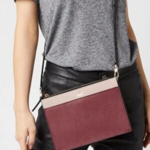 Kate spade Cameron street Clarise burgundy Two-Tone Crossbody Bag